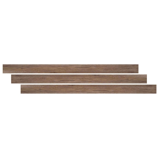 Ackland 0.75 in. T x 94 in. L x 2.75 in. W Hidden Hickory Luxury Vinyl Flooring Trim Flush Stair Nose AKVTVHIHI-FSN - main